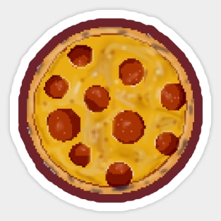 Pixel pizza Sticker